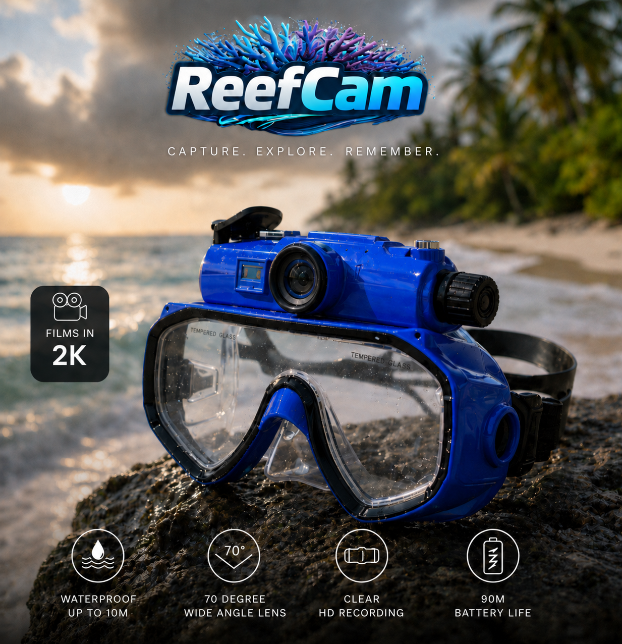 ReefCam™ 2K Recording Goggles